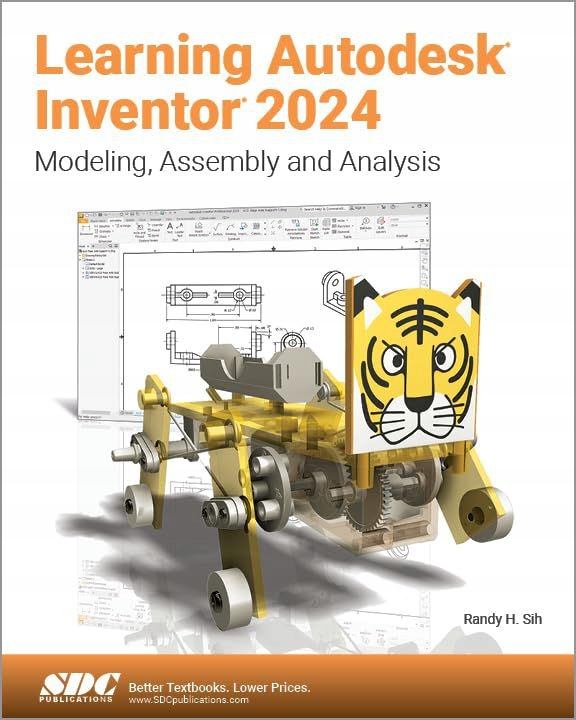 LEARNING AUTODESK INVENTOR 2024 - Randy H. Shih (KSIĄŻKA)