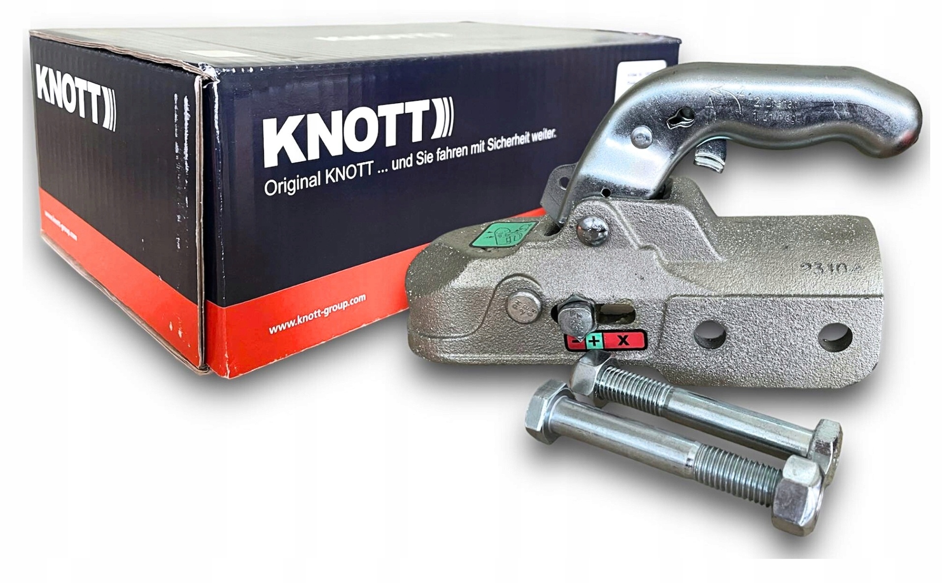 Originální Kulový Závěs Knott 3500 kg fi 60 mm Otvory 1414