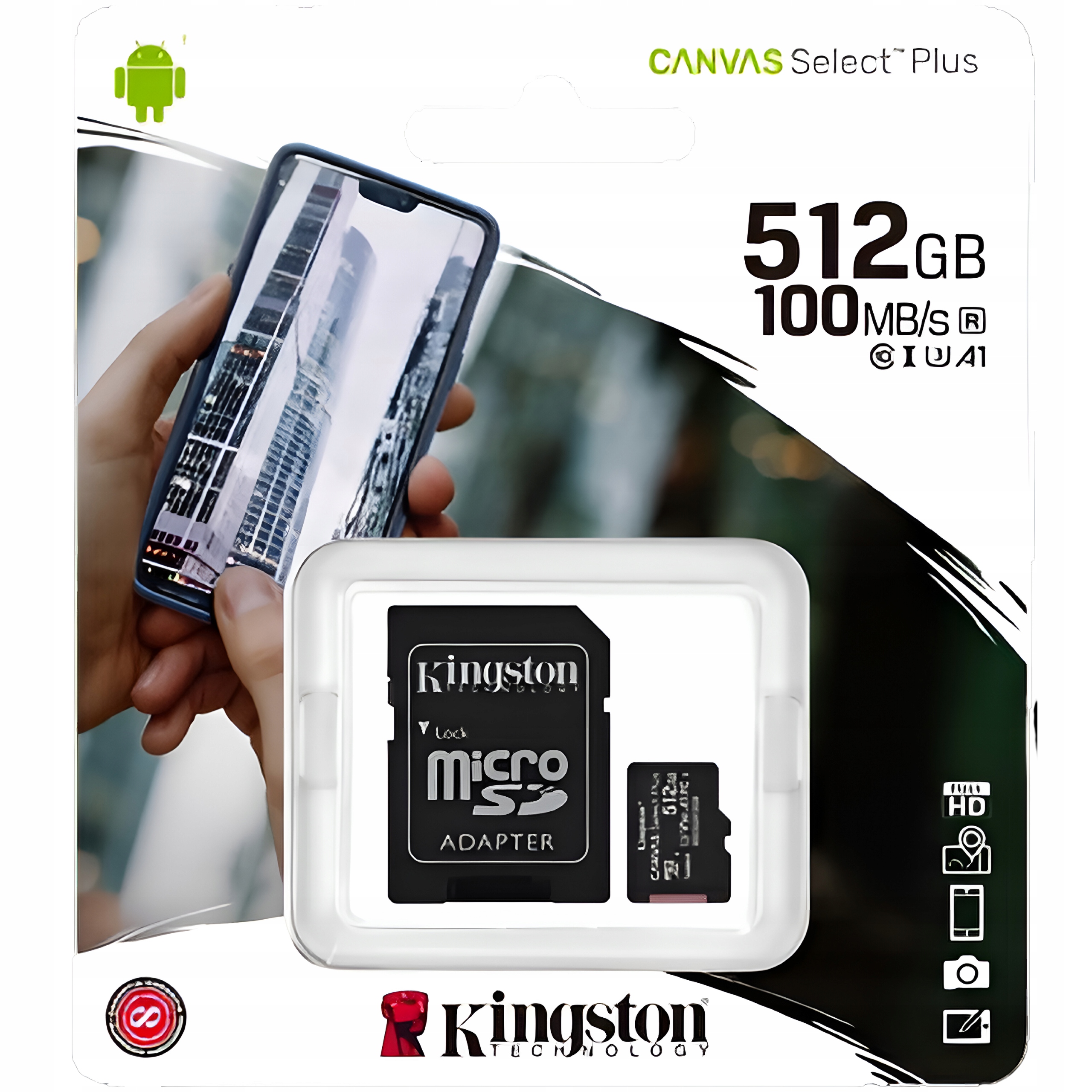 Kingston Technology Canvas Select 512 Gb Sdxc Uhs-i Třída 10