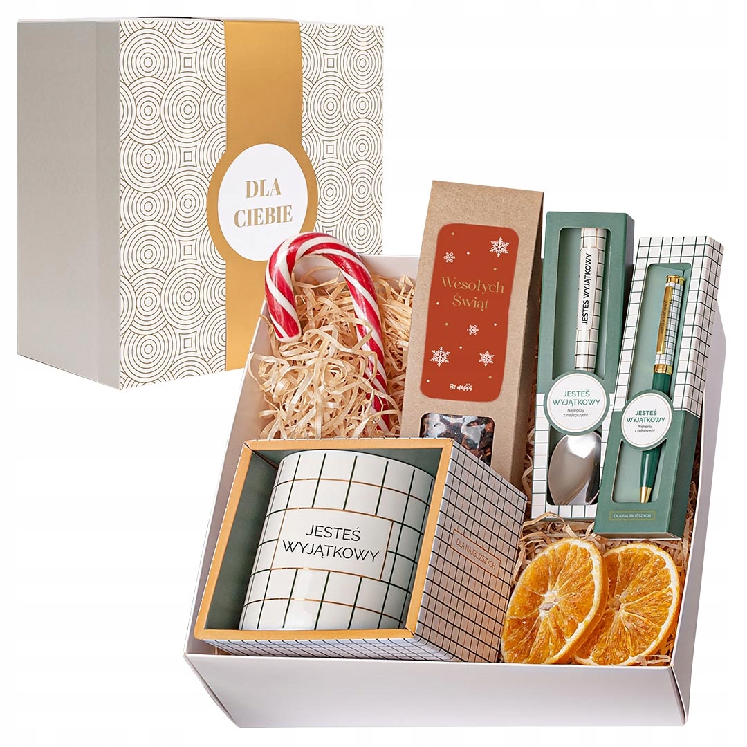 Dárkový Koš pro Něj dárek k Vánocům hrnek čaj