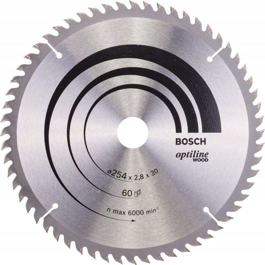 Piła Tarczowa-t Optiline Wood 254*30/Z60 2608640444 Bosch