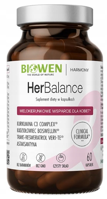 Biowen HerBalance Biowen 60 kapsułek Kompleksowe Wsparcie dla Kobiet