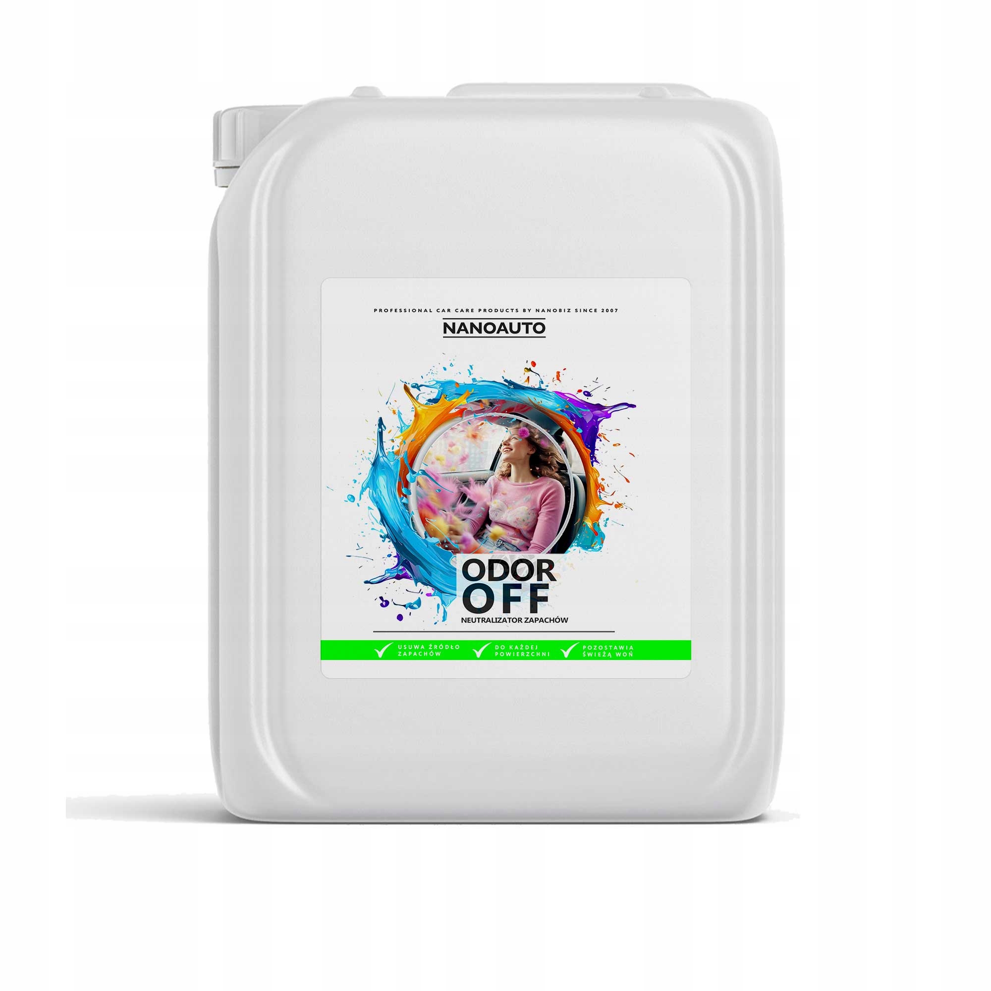 Odstránenie nepríjemných pachov Nanoauto Odor Off 10 litrov