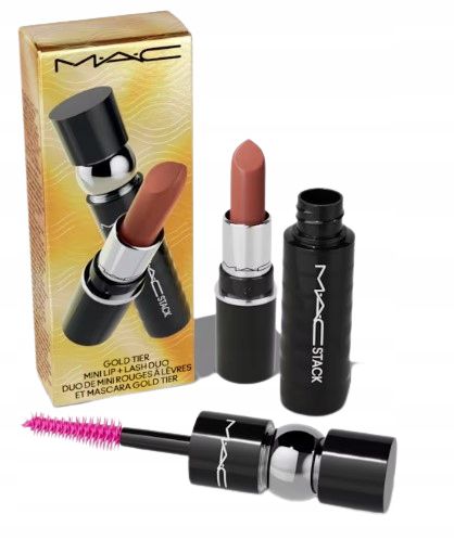 Sada rtěnek na rty a oči Mac Cosmetics Gold Tier