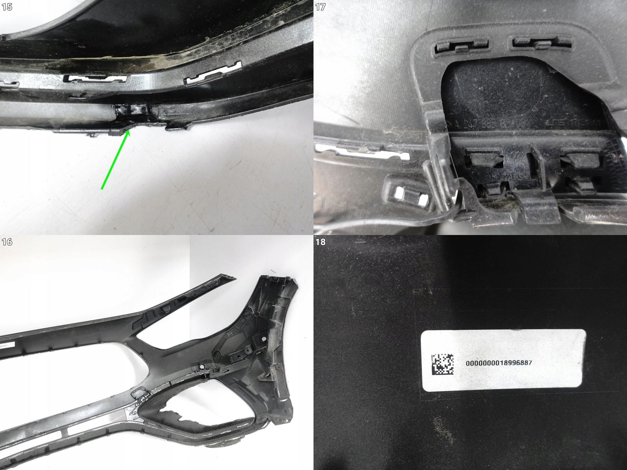 MERCEDES GLA H247 AMG LIFT MOPF 23- bumper BUMPER front (PDC)