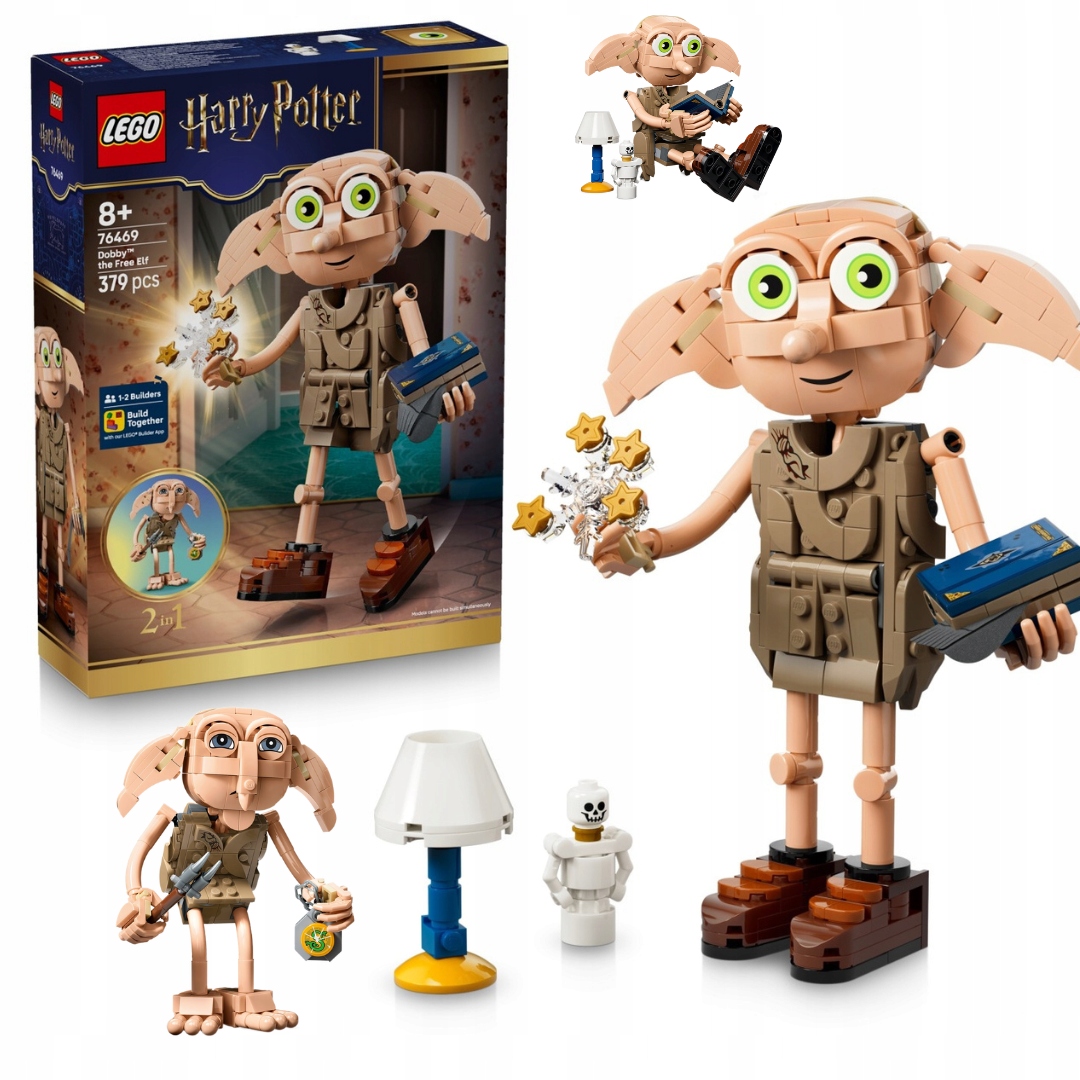 Lego Harry Potter 76469 Volný skřítek Dobby 2v1 Stvoření 379 dílků