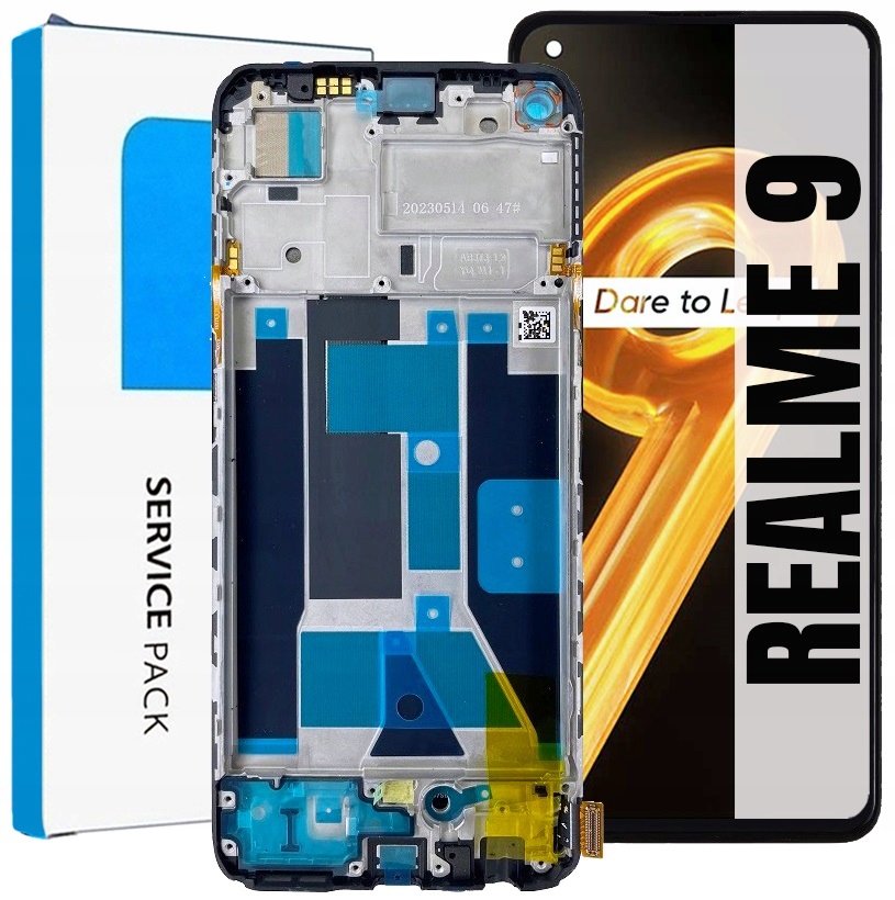 Displej Pro Realme 9 RMX3521 Originál Oem Obrazovka Rámeček