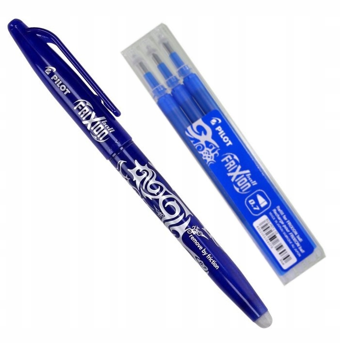 

Frixion Długopis Wymazywalny niebieski 3 wkłady