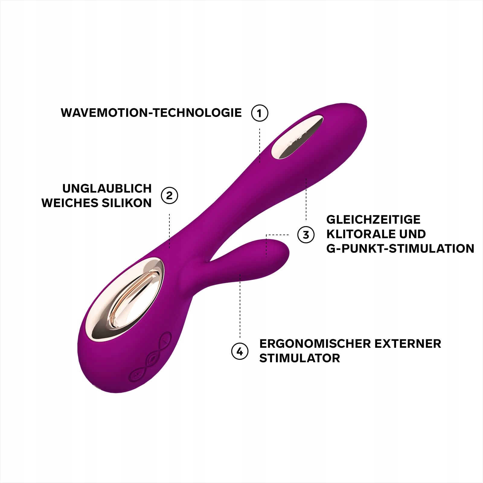 LELO SORAYA Wave Luksusowy Wibrator G-Punkt Dla Kobiet — miniatura 3