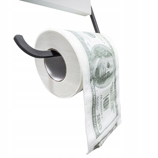 

Papier toaletowy 100$ Dolar prezent urodziny 18