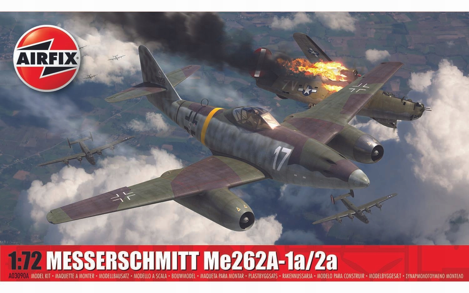 Messerschmitt Me262A-1a/2a Airfix A03090A měřítko 1/72