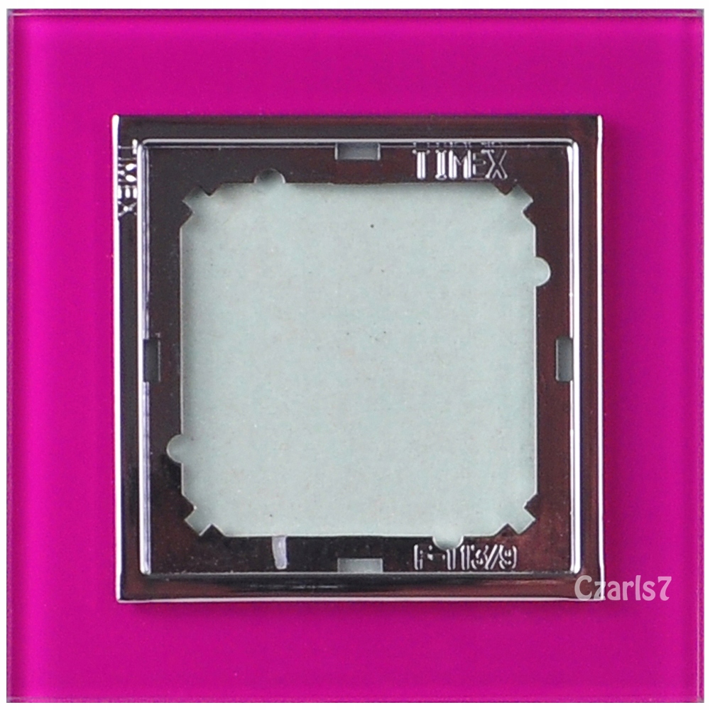 

Ramka Pojedyncza Szklana Różowa Premium - Magic