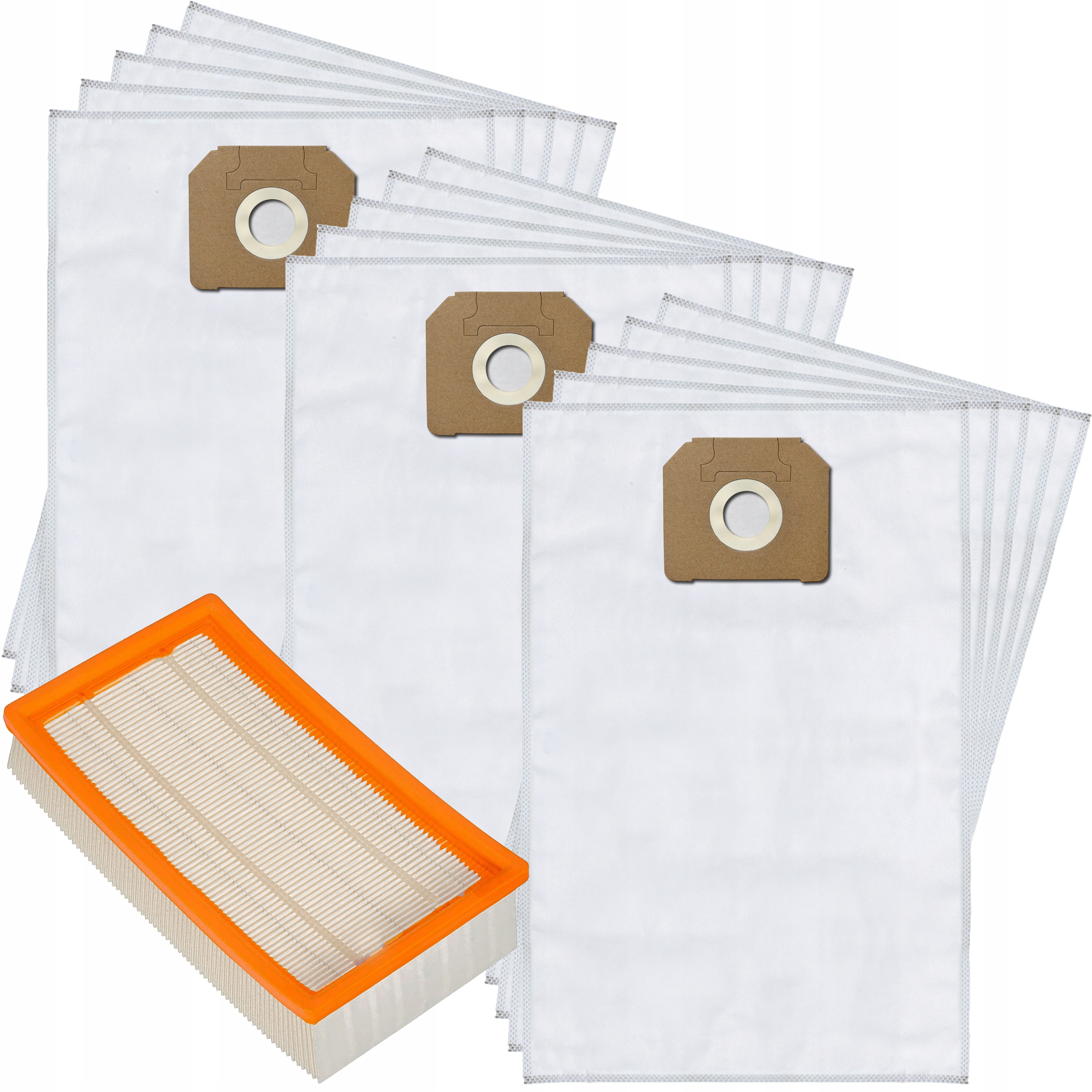 15 x Filtrační sáčky do vysavače Bosch Gas 35 L Afc Karcher Nt 25 Nt 35 Nt 361