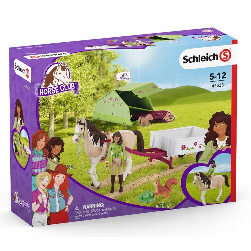 

Schleich Sarah i wycieczka kempingowa 42533