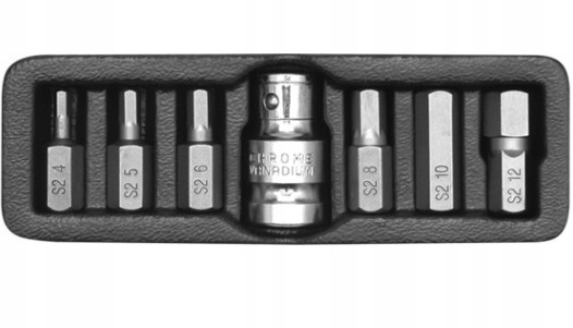 YATO ZESTAW KLUCZE SPECJALNE BITY IMBUS HEX 7szt. Kod producenta Yt-0412