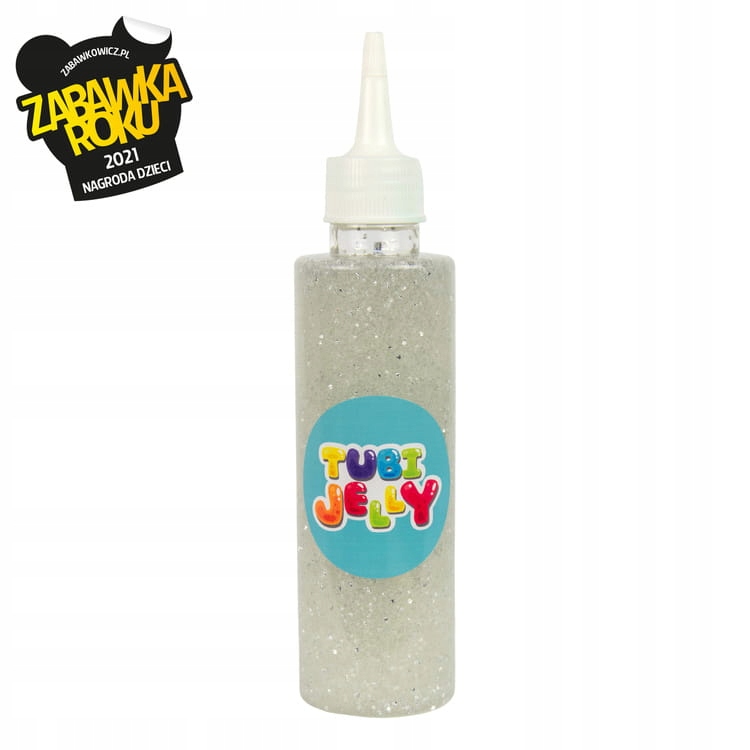 

Żelowy Płyn Tubi Jelly 150 ML brokatowy srebrny