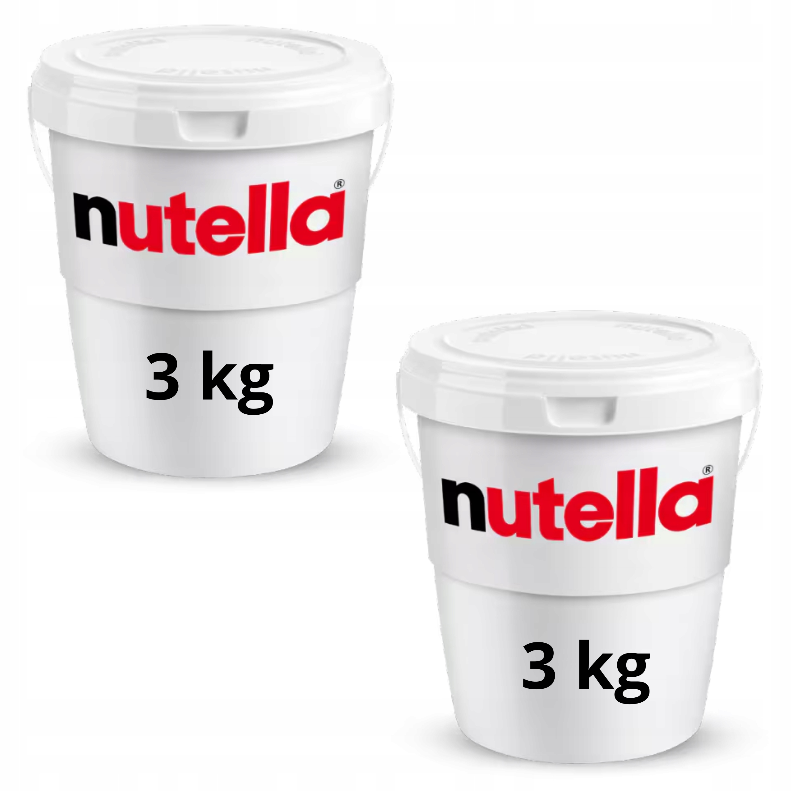 Nutella Ferrero 6kg Krem Czekoladowo-orzechowy Duży Słodki 2x3 kg