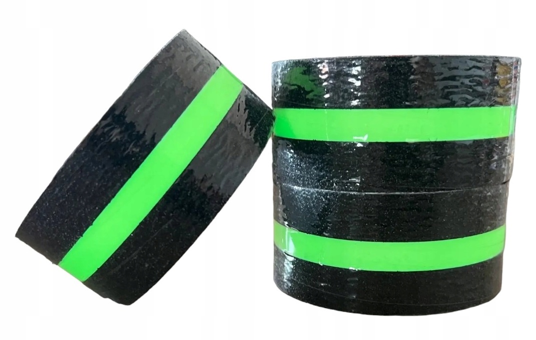 TAŚMA ANTYPOŚLIZGOWA z paskiem fluorescencyjna 50mm 3m Producent Paper-tech