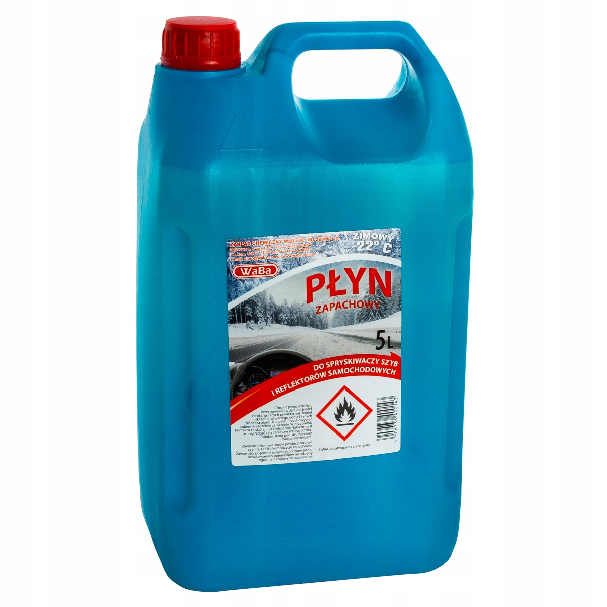 

Płyn do spryskiwaczy zimwy -20'C 5L -20 Ekovidex