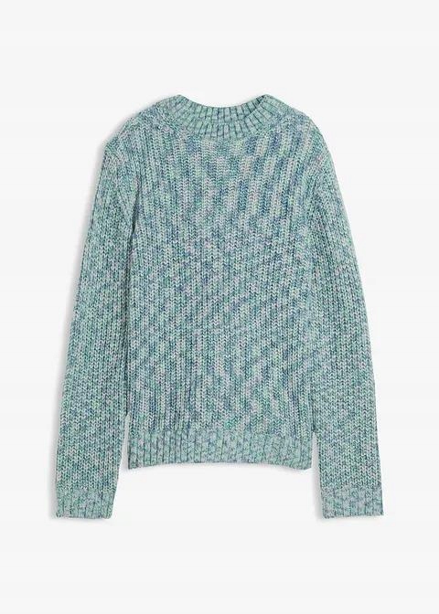 176/182 bpc gruby sweter z długim rękawem