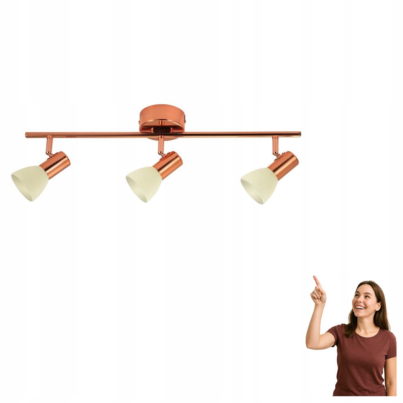 Led spotová reflektorová lampa 3x5W Glossy 2 94738 Eglo