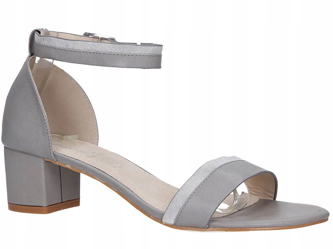 

Sandały Na Niskim Obcasie Ze Skórzaną Wkładką r 37