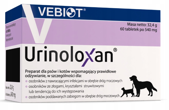 Levně Vebiot Urinoloxan dog 60 tablet