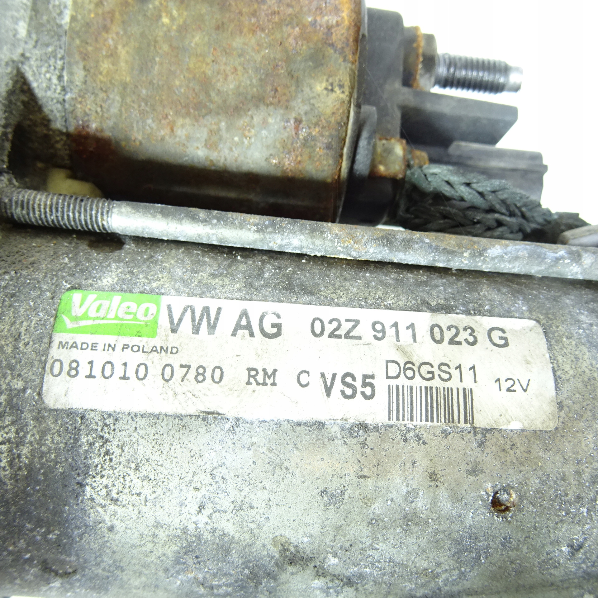 SKODA OCTAVIA II 1.8TSI starter 02Z911023G