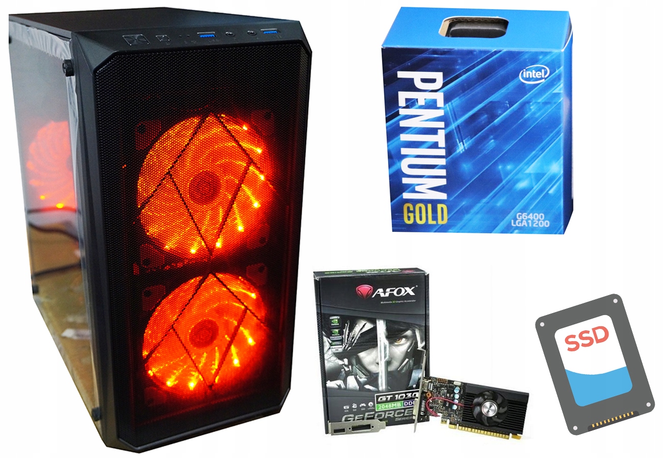 Počítač Pro Hru 4x4 Ghz Geforce GT1030 Ssd 8GB
