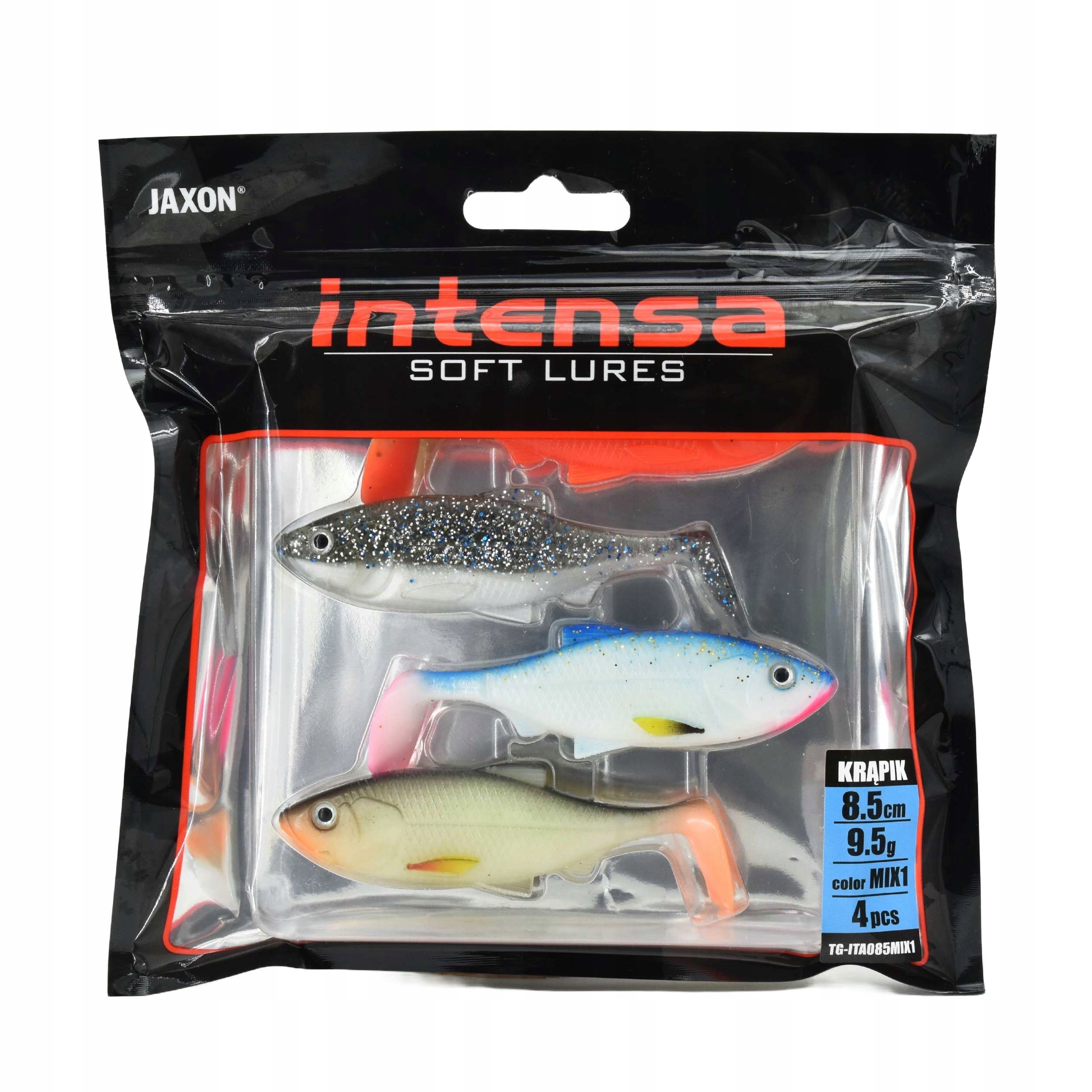 Przynęta Jaxon Intensa Tg-ita kolor mix 8,5cm 9,5g op.4szt. okonie sandacze