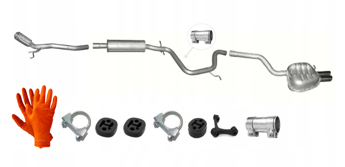 Škoda Octavia II 1.9 TDi 77 kW (od roku 2004) Hatchback Kombi Výfukový Systém