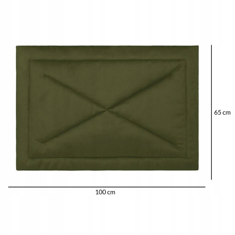 Levně pelíšek podložka pro psa 65x100 Charlie Velvet zelená khaki Doggy