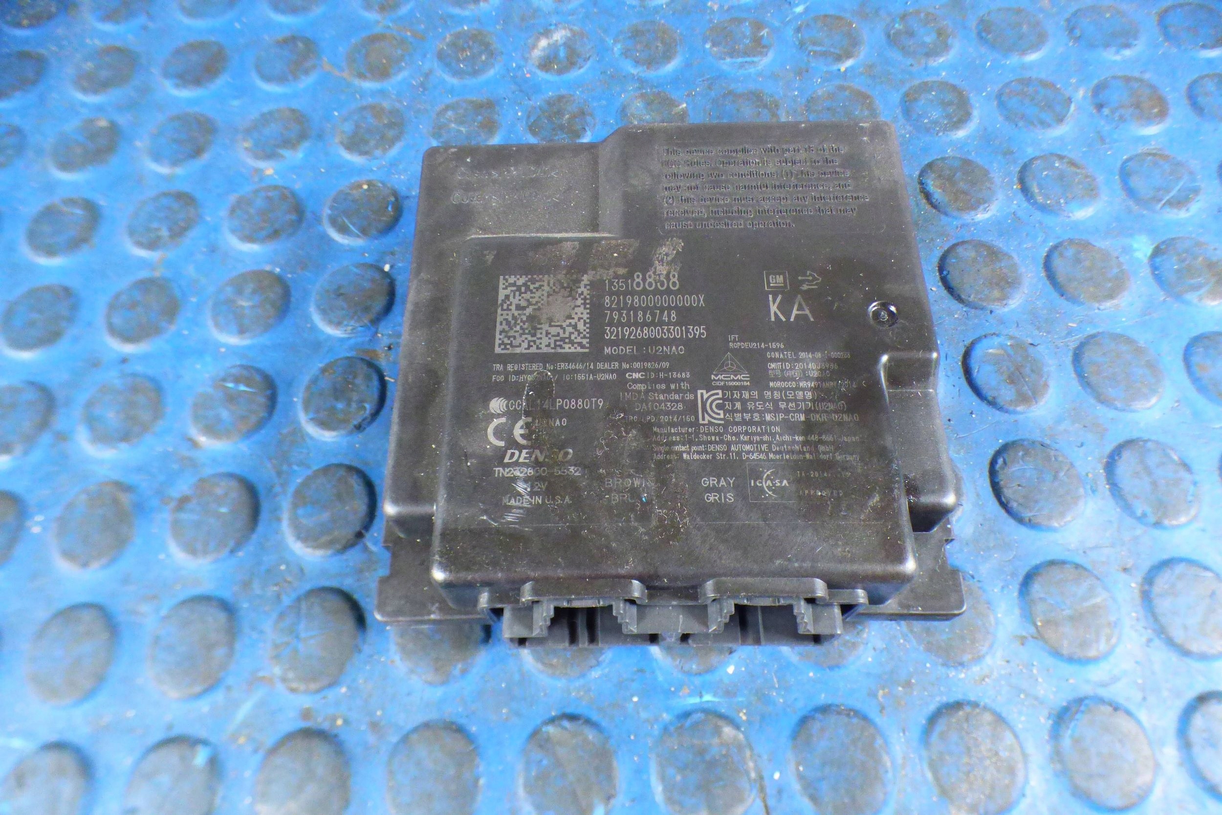 control unit module keyless 13518838 st.BDB Opel Astra K V