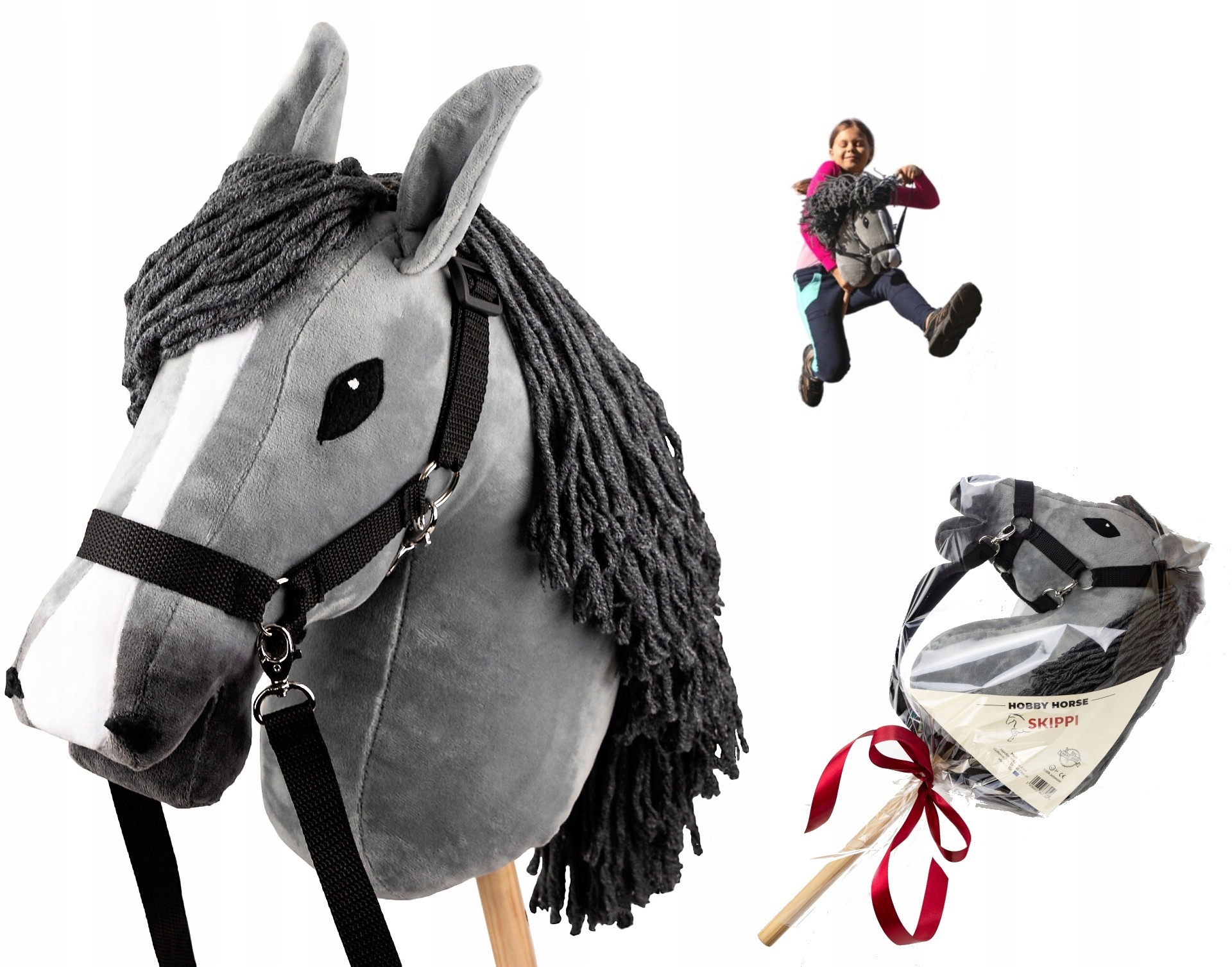 

Hobby Horse Koń Na Kiju A3 Premium Kantar