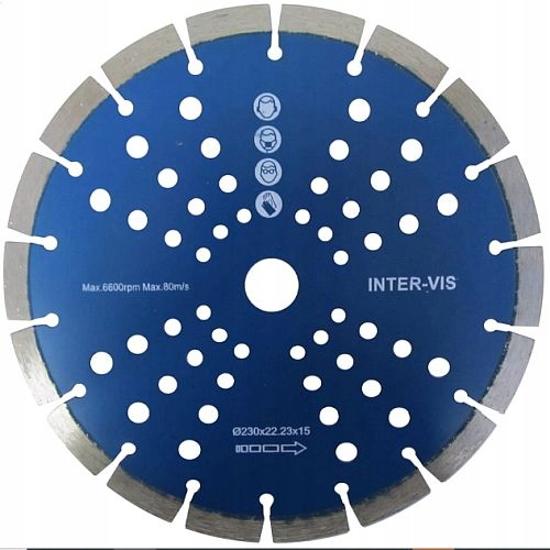 TARCZA 230 DIAMENTOWA SEGMENTOWA DO CIĘCIA BETONU