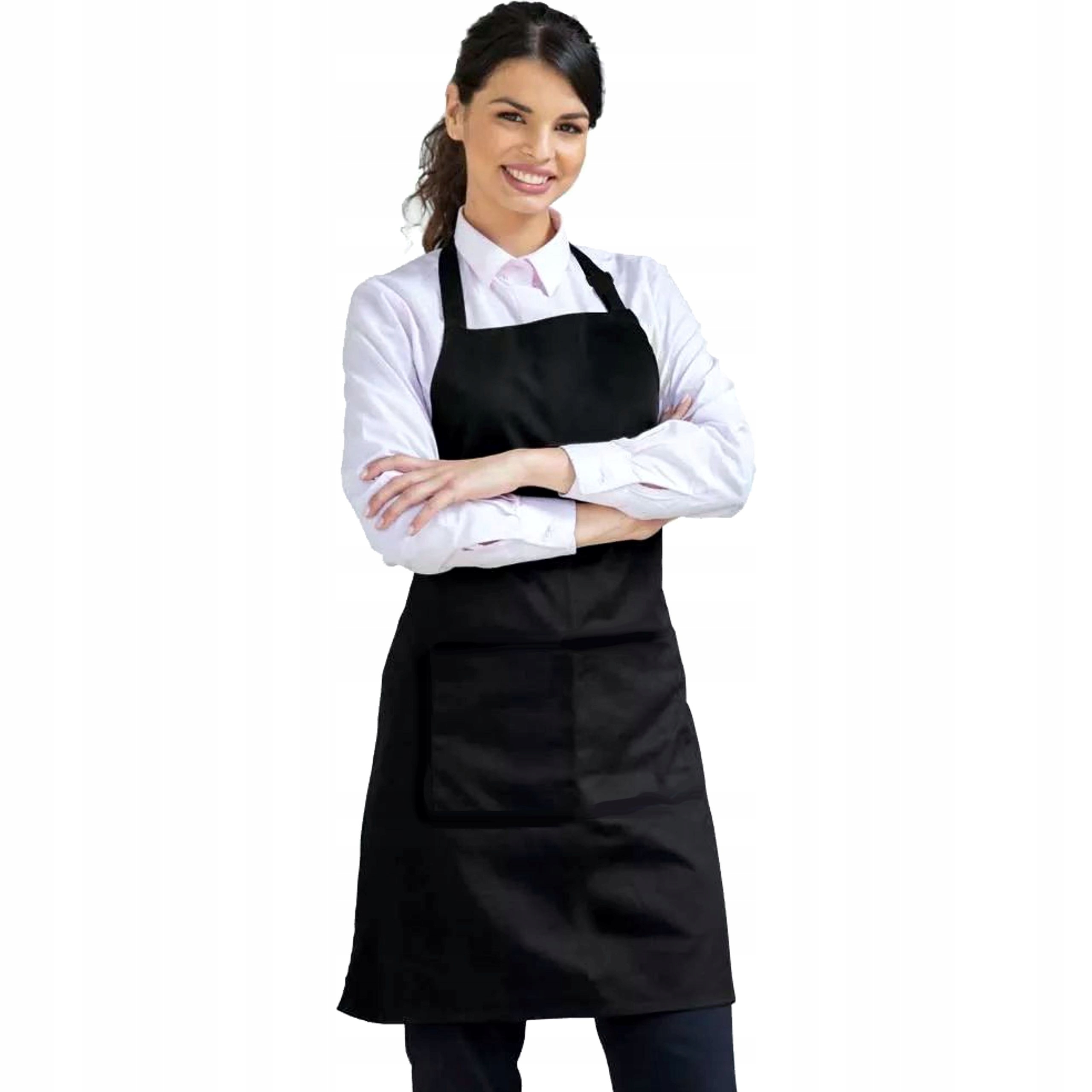 

Fartuch Kuchenny Gastronomiczny Czarny 70x65cm