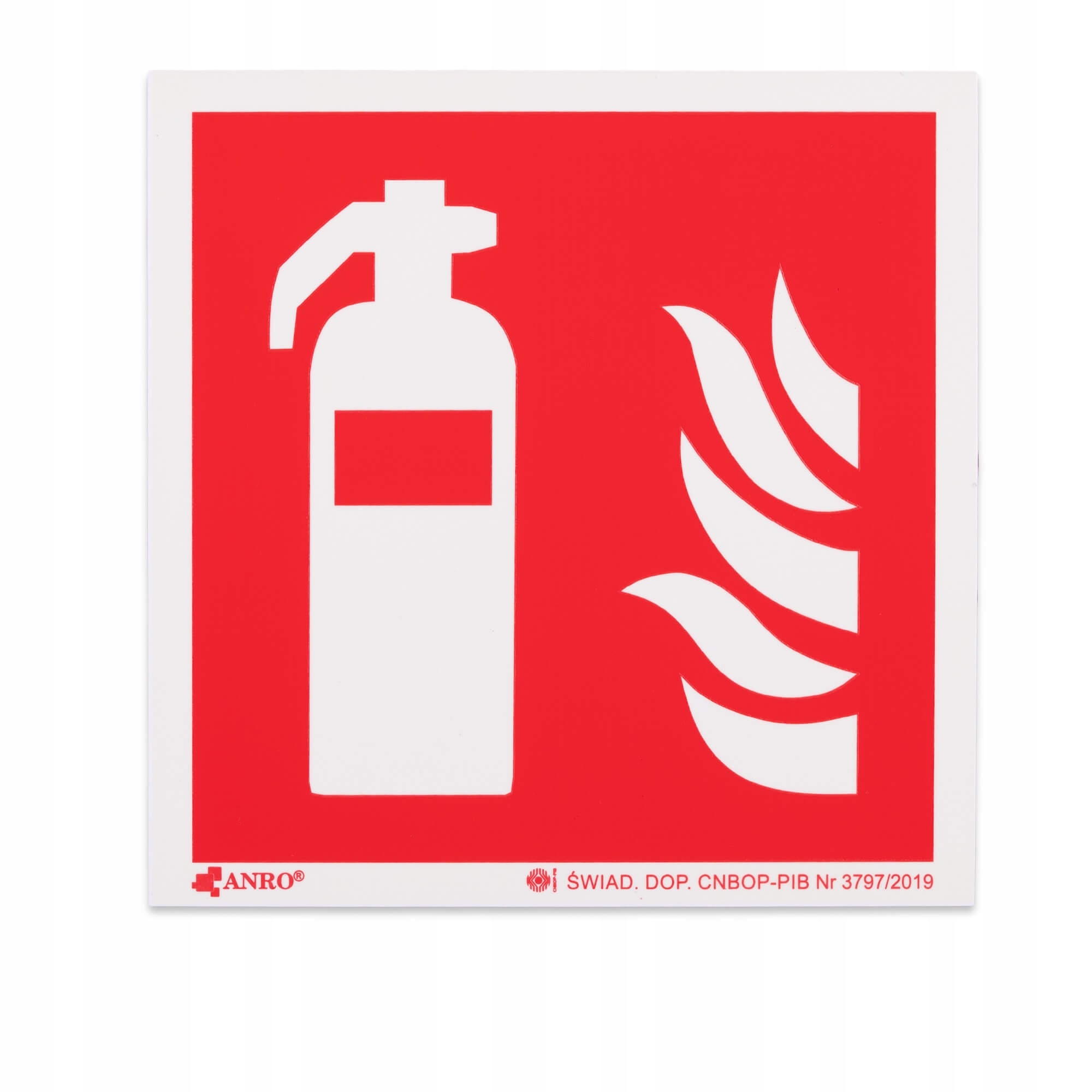 

Naklejka Znak miejsce Gaśnica Z Płomieniem IF/001