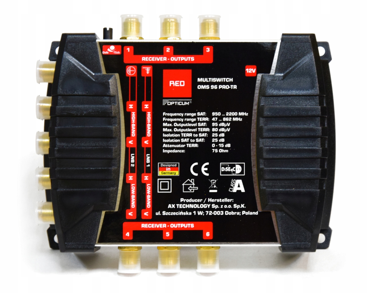 MULTISWITCH OPTICUM OMS96 PRO-TR