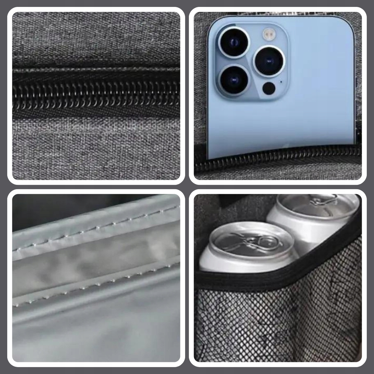 Torba Termiczna ŚNIADANIOWA duża na śniadanie jedzenie napoje LUNCH BOX Liczba komór 1