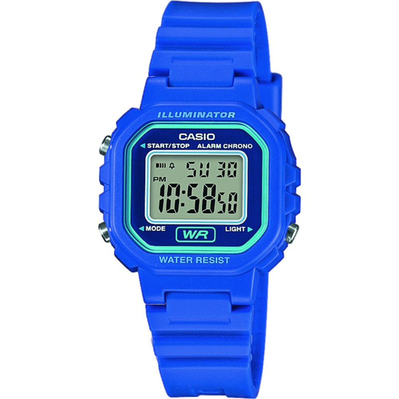 Modré hodinky Casio LA-20WH-2AEF