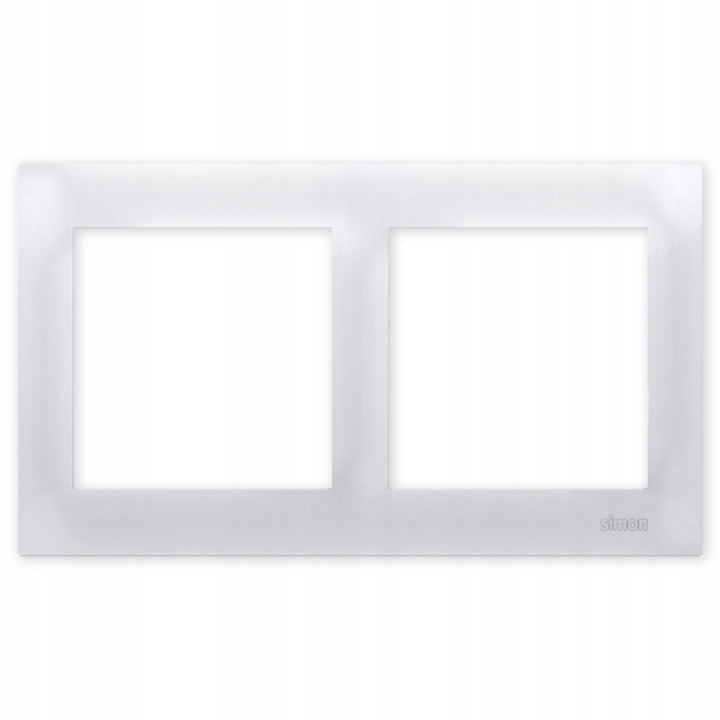 SIMON 54 RAMKA PODWÓJNA BIAŁA DR2/11
