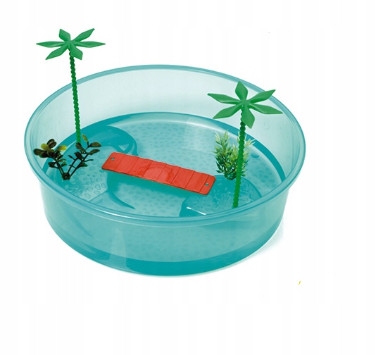 

Terrarium basenik okrągły dla żółwia 26 cm laguna