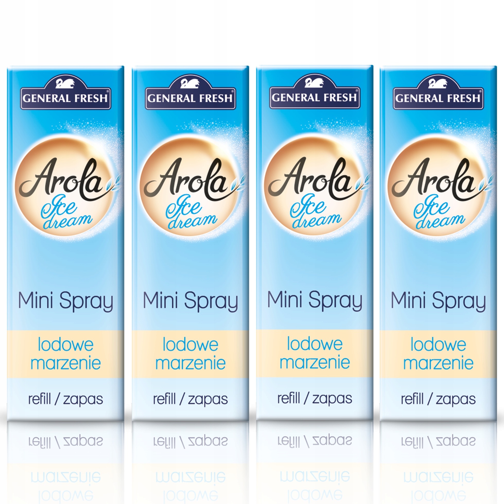 

General Fresh Mini spray Ice Dream zapas x4