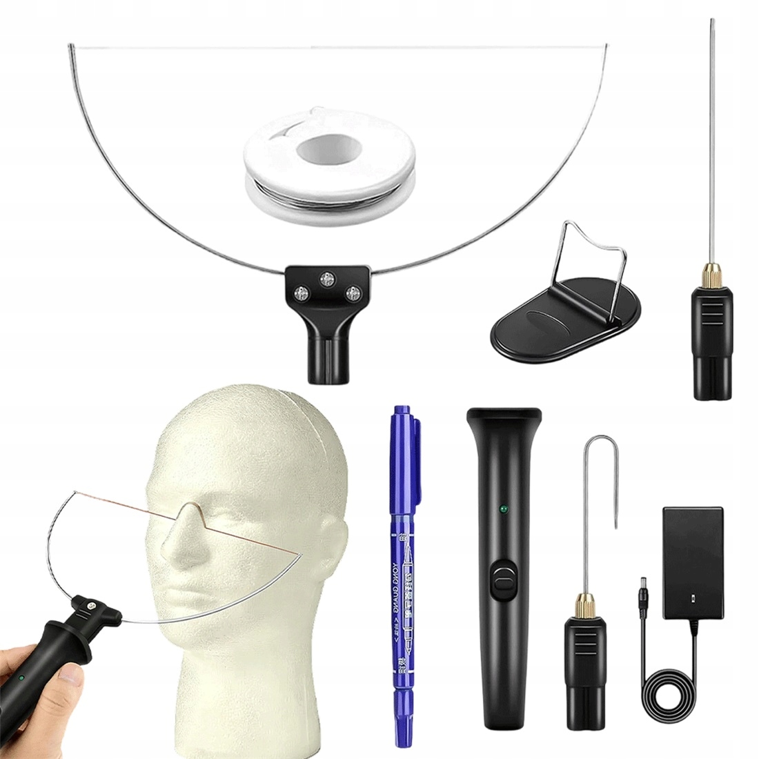 Řezačka polystyrenu 3v1 s 10 m drátu a podstavcem pro modely