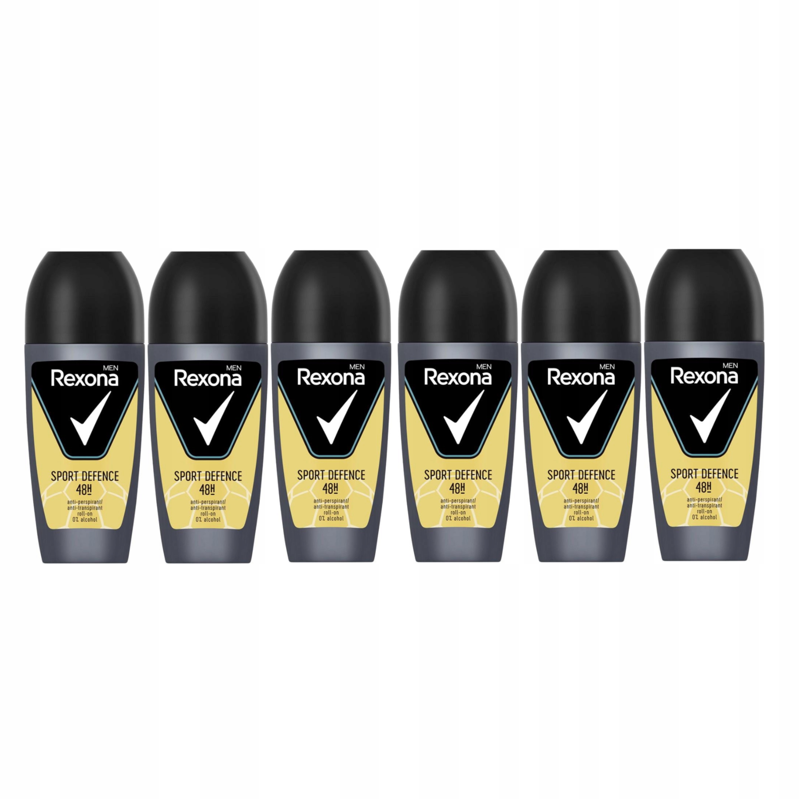 Rexona Men Sport Defence Antyperspirant w kulce, 6x50 ml