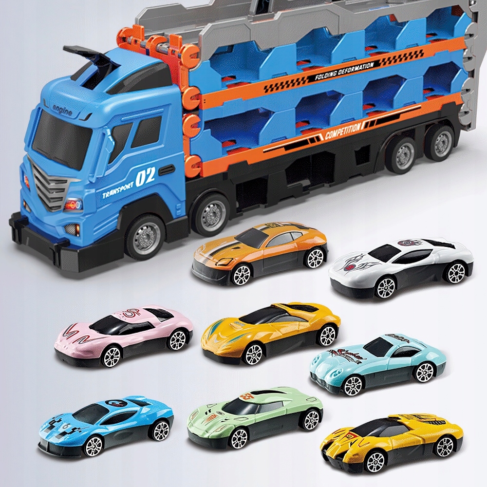 TRANSPORTER AUTEK TORY WYŚCIGOWE + 8 AUTA Prezent Certyfikaty, opinie, atesty CE