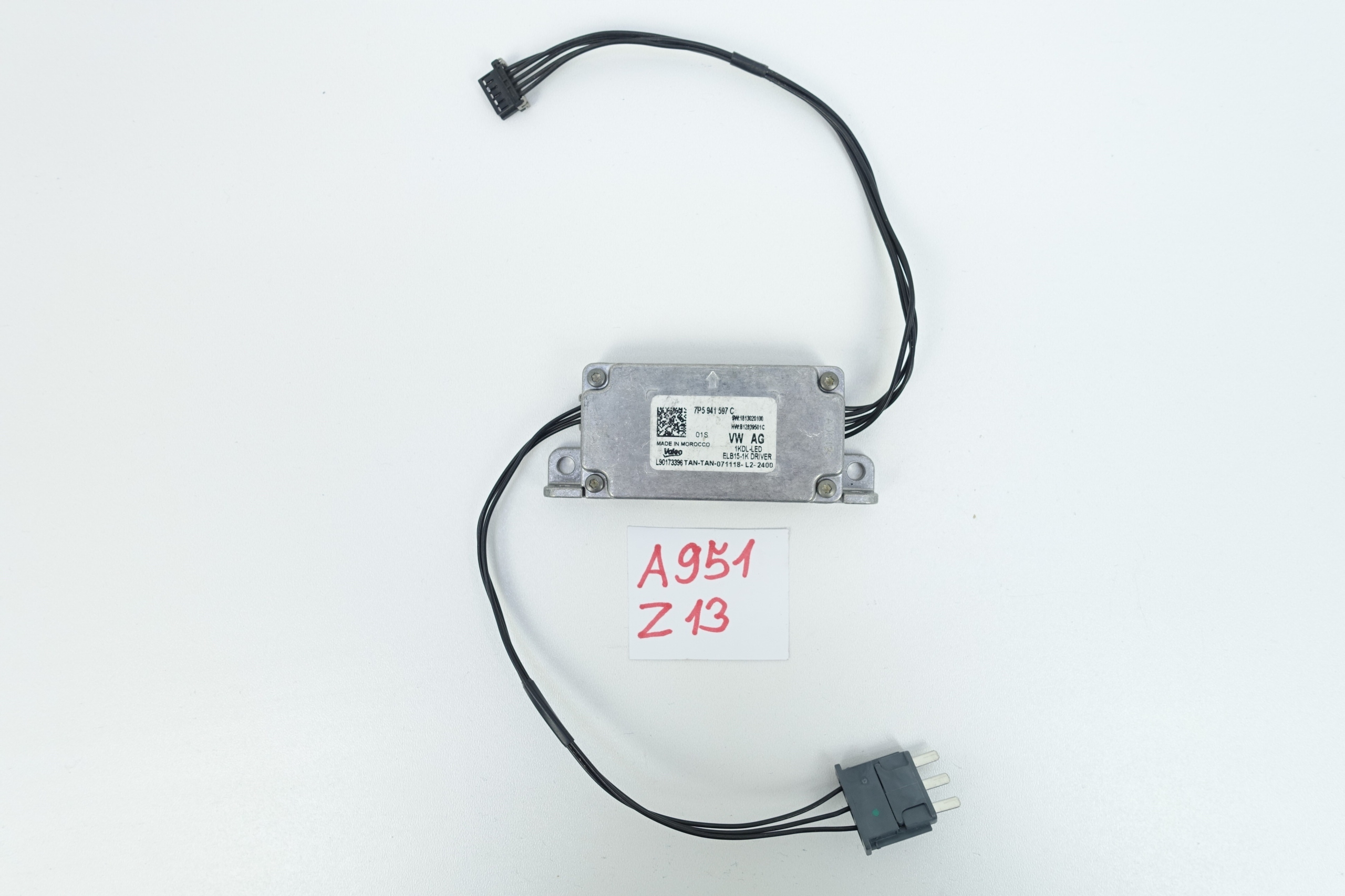 control unit module LED VW PORSCHE 7P5941597C