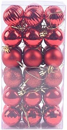 BOMBKI CHOINKOWE W KOLORZE CZERWONYM RÓŻNE RODZAJE