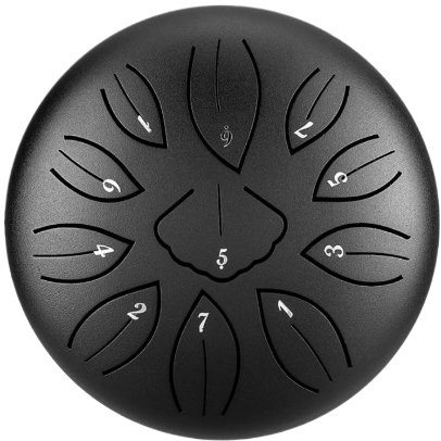 Tongue Drum Mini Ginkgo biloba 6" 11 tun TWG11-6 Hluru-wangyou tyčinky