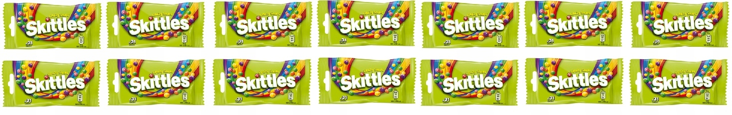 Levně 14x 38g Skittles Crazy Sours v bonbóny
